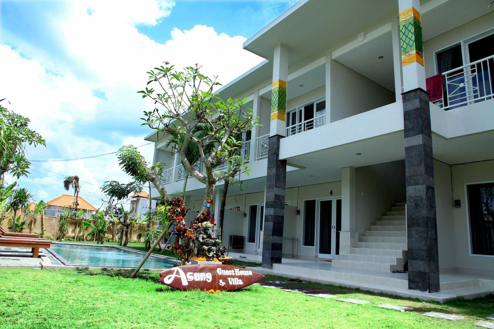 Asung Guesthouse Canggu Exterior foto