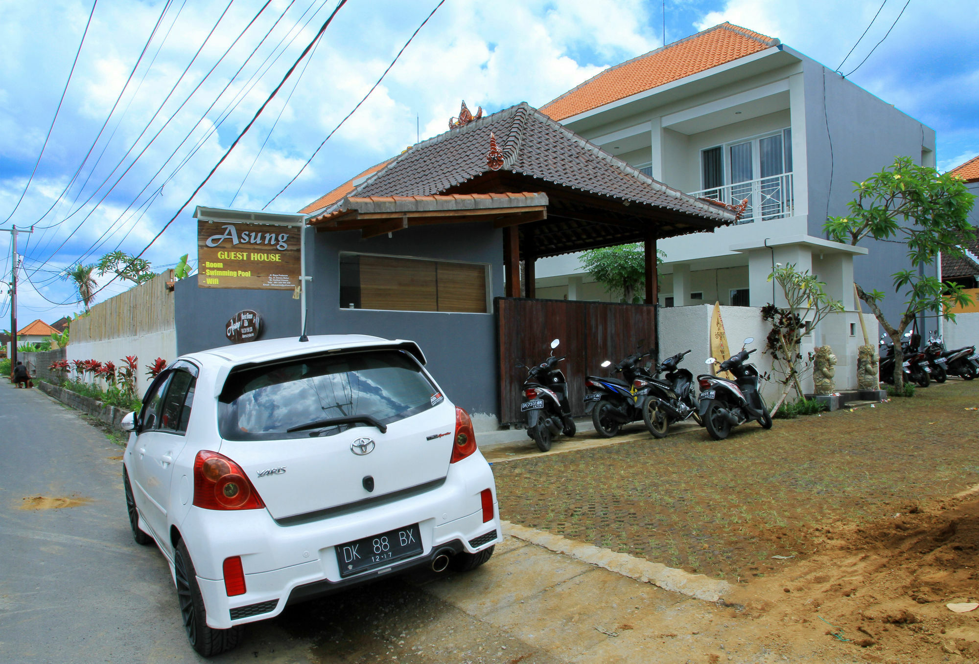 Asung Guesthouse Canggu Exterior foto
